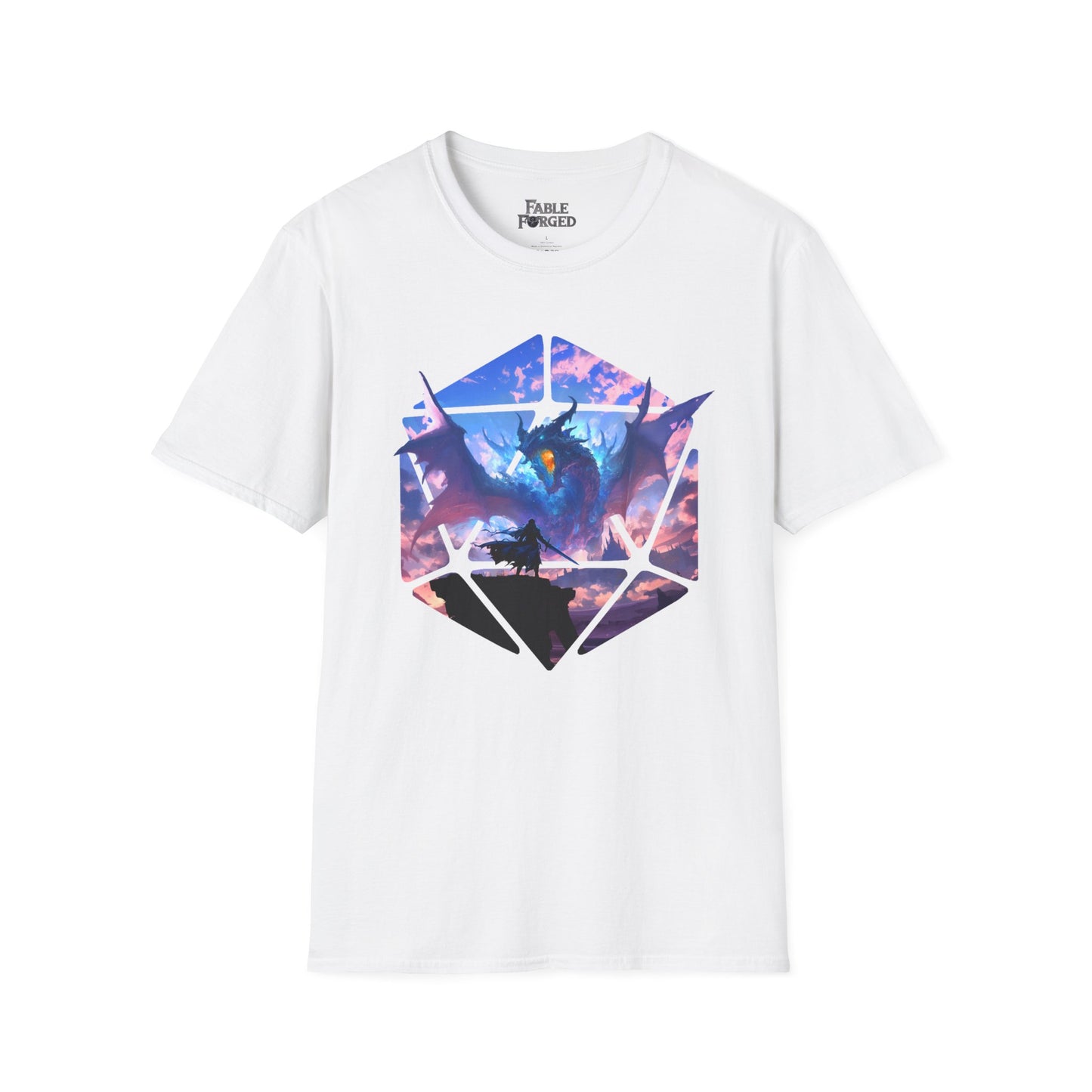 D20 Fantasy Scene Tee