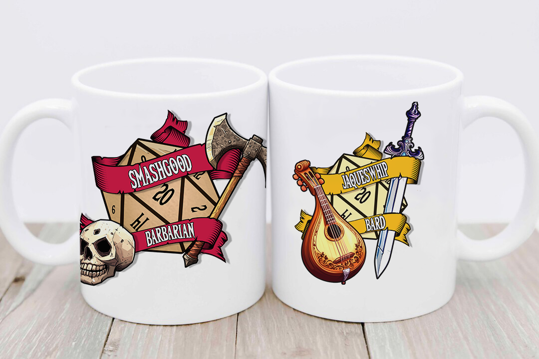 Personalized Character/Class Coffee Cup