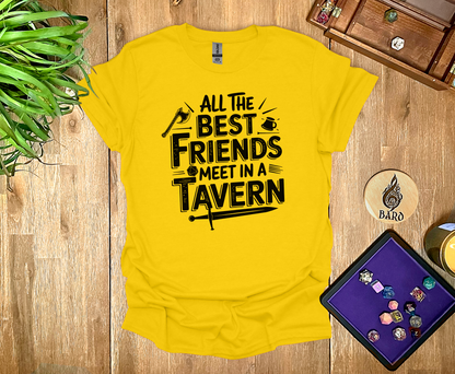 Friends Meet in Tavern T-Shirt