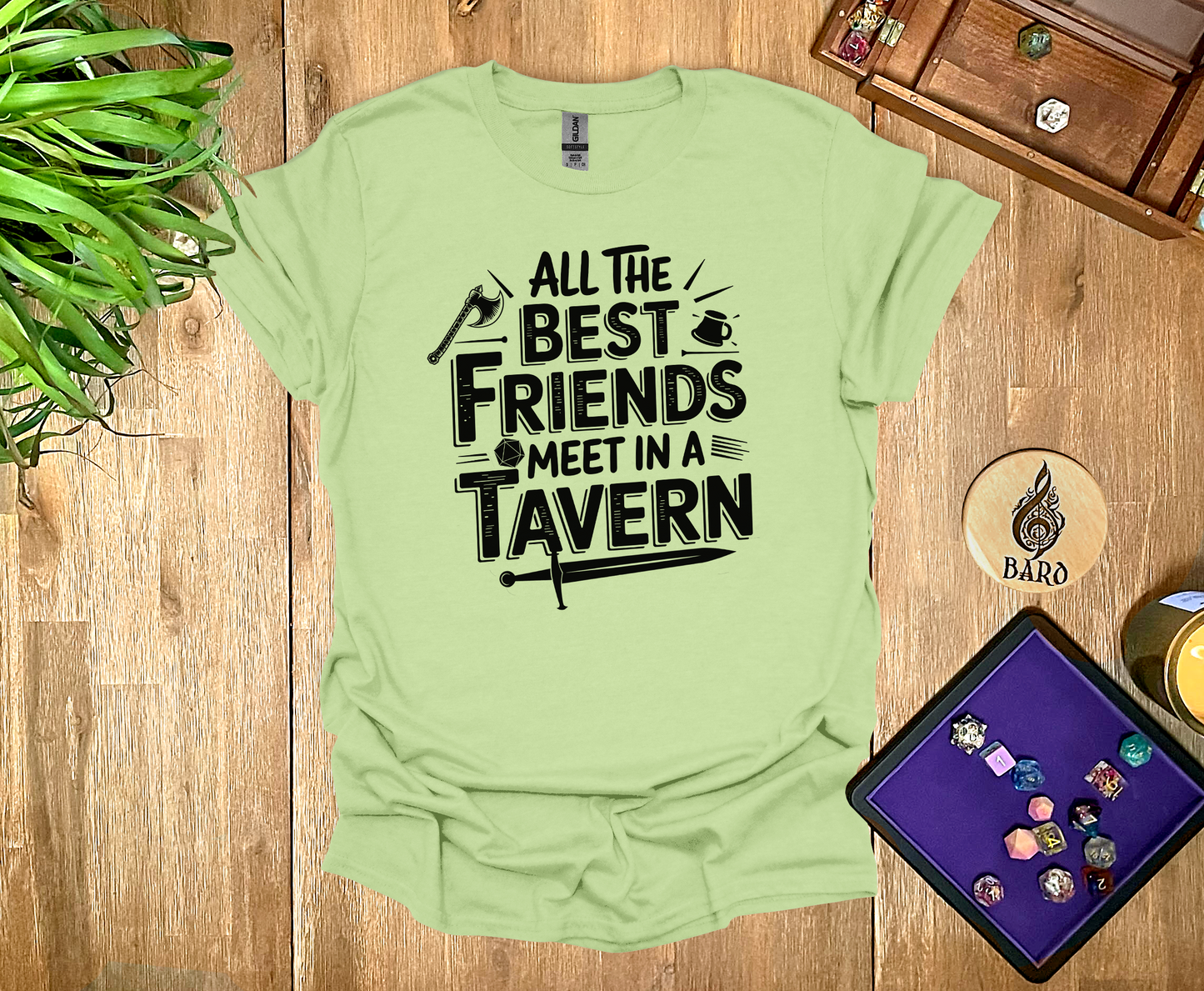 Friends Meet in Tavern T-Shirt