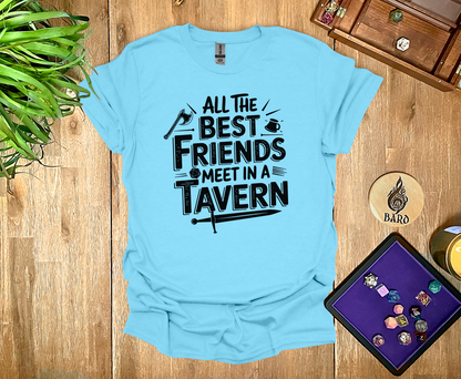 Friends Meet in Tavern T-Shirt