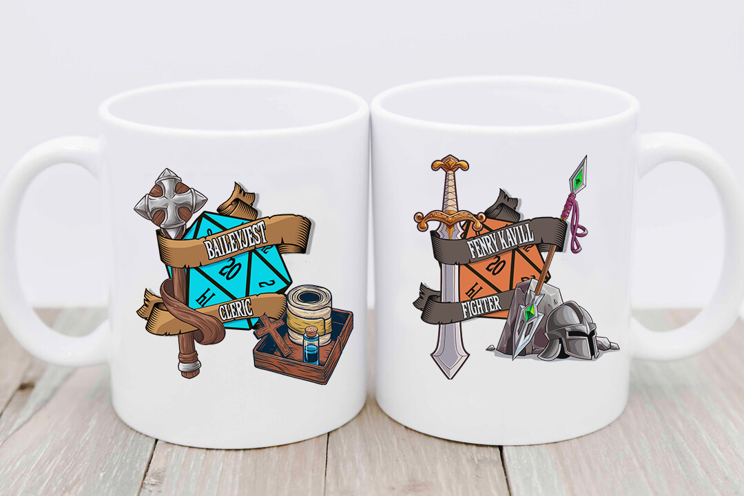 Personalized Character/Class Coffee Cup