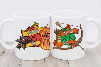 Personalized Character/Class Coffee Cup