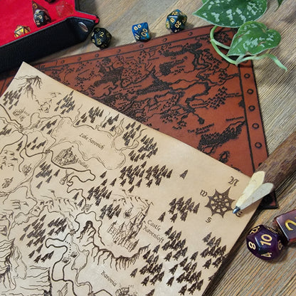 Leather Map of Faerun