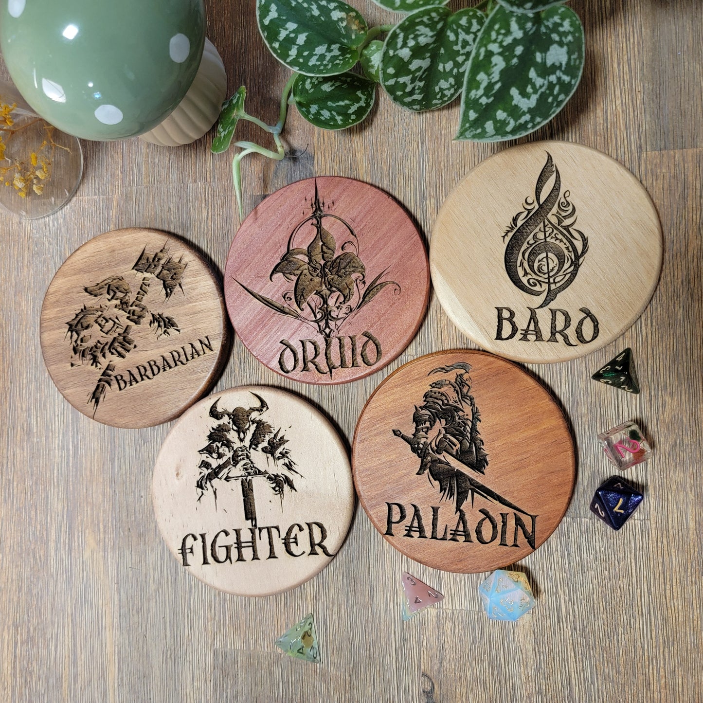 Personalized Dnd Coasters