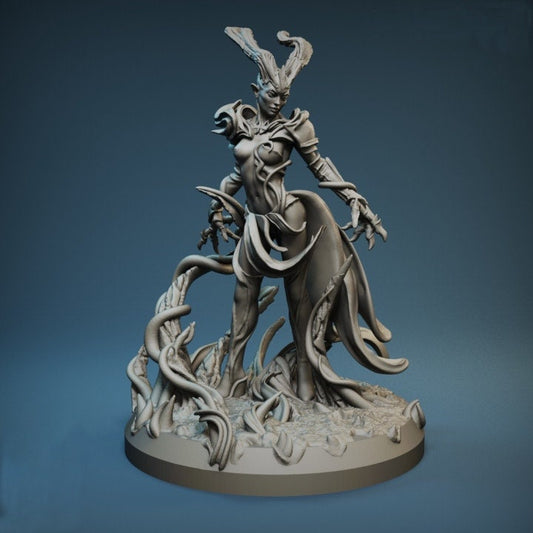 Female Dryad Nature Tiefling Dnd Mini NSFW