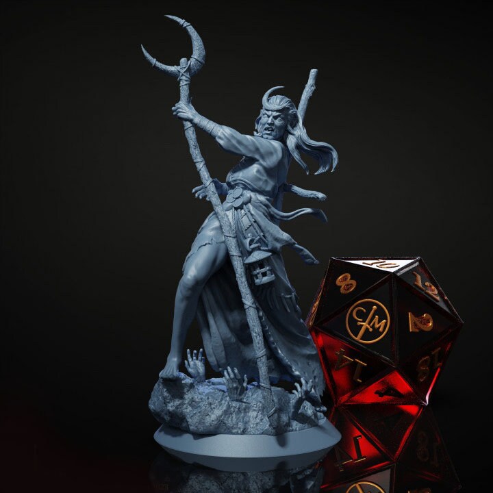 Dark Hag || Night Necromancer || Undead Summoner || Dnd Mini