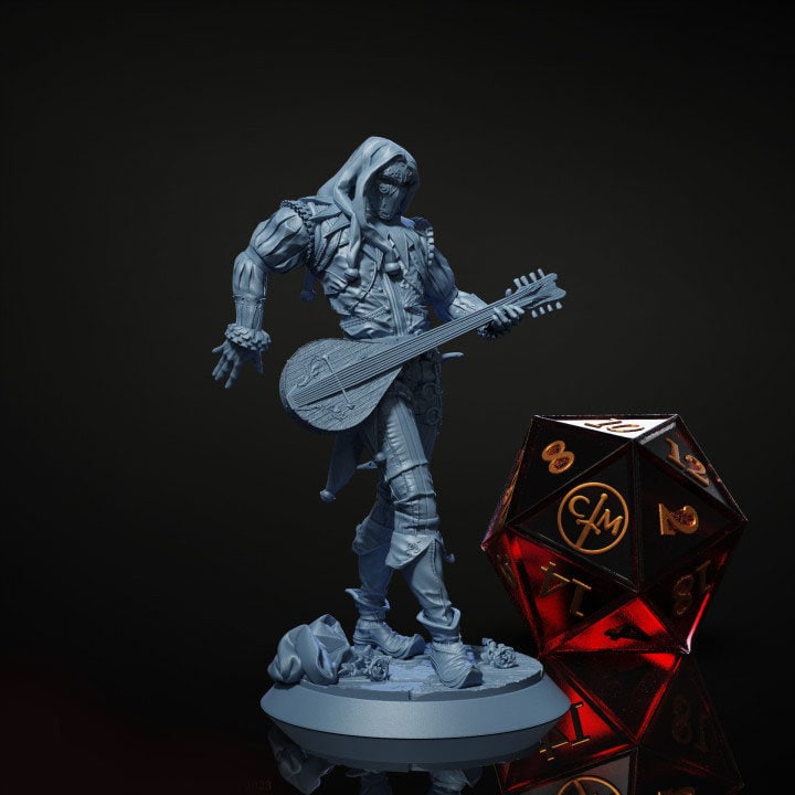 Jester Bard || Rogue Performer || Dark Musician || Dnd Mini