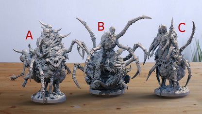 Drider Abominations Undead Mutated Spider Beasts