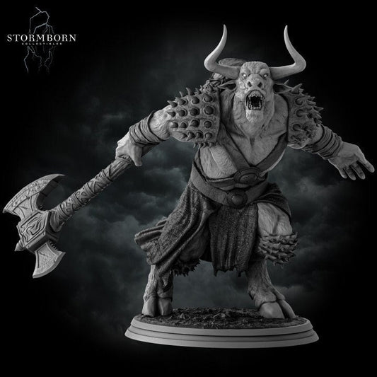 Minotaur Brute || Labyrinth Beast || Bull Man || Dnd Mini