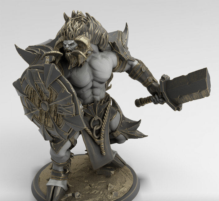 Minotaur Warrior || Labyrinth Guardian || Mythological Beast || Dnd Mini