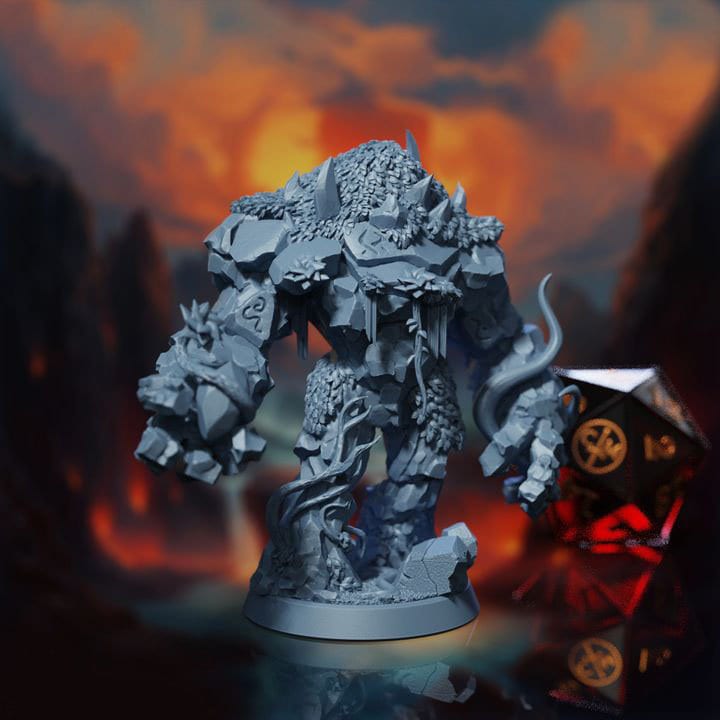 Earth Golem || Stone Spirit || Nature Deity || Dnd Mini