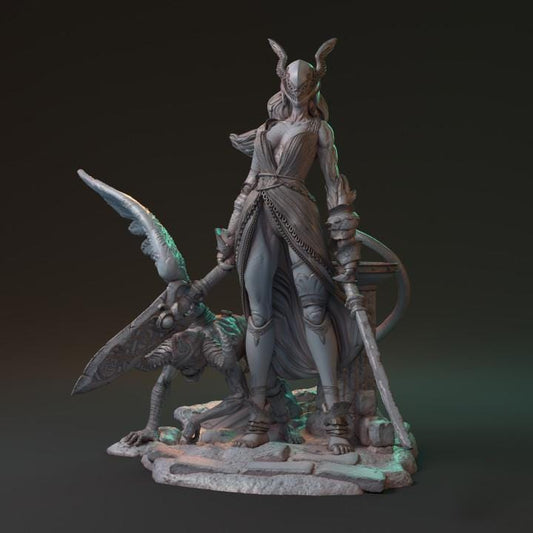 Elden Warrior || Demon Master || Huntress || Dnd Mini