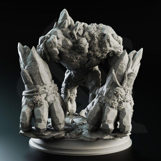 Stone Golem || Rock Elemental || Earth Spirit || Dnd Mini