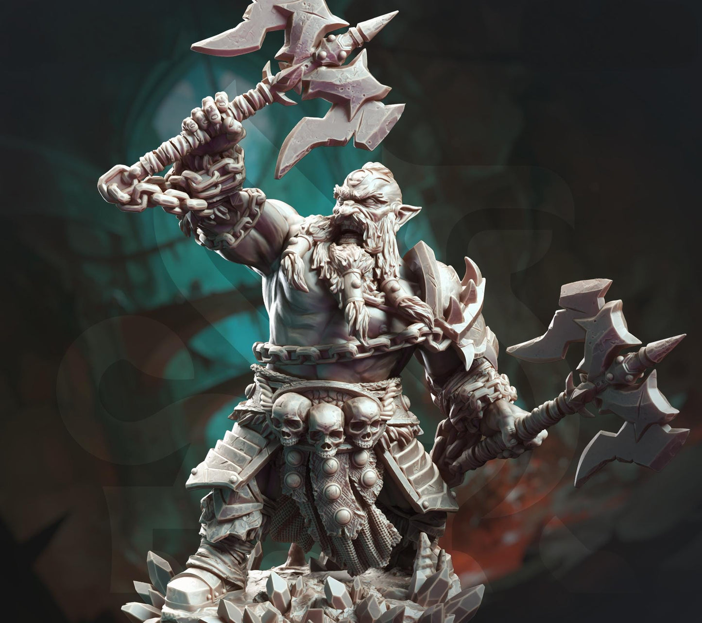 Dwarf Barbarian || Dwarven Fighter || Underdark Champion || Duergar Executioner || Dnd Mini