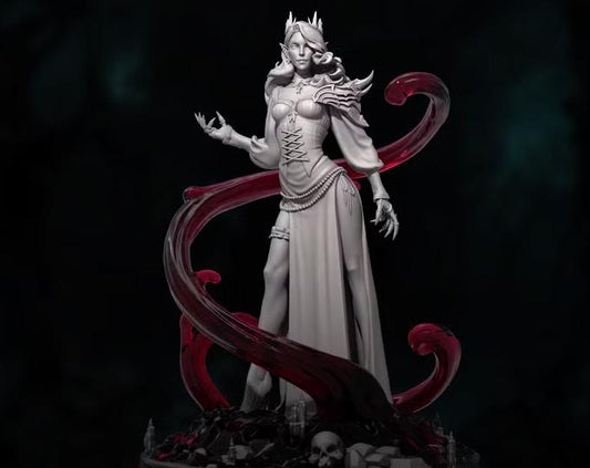 Vampire Queen || Female Vampire || Consort Spawn || Undead Princess ||  Dnd Mini