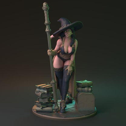 Sexy Witch || Temptress Sorceress || Enticing Hag || Scantily Clad Wizard || Dnd Mini