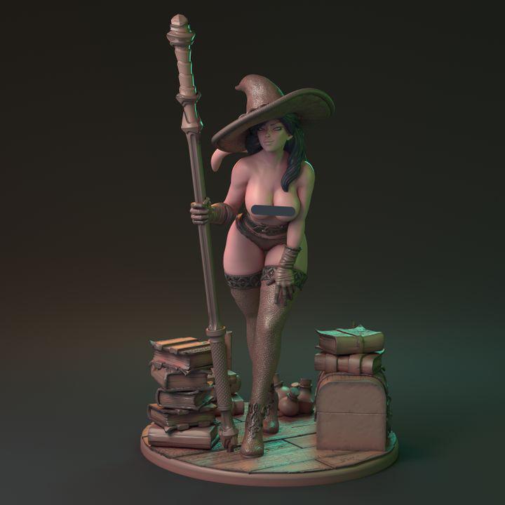 Sexy Witch || Temptress Sorceress || Enticing Hag || Scantily Clad Wizard || Dnd Mini