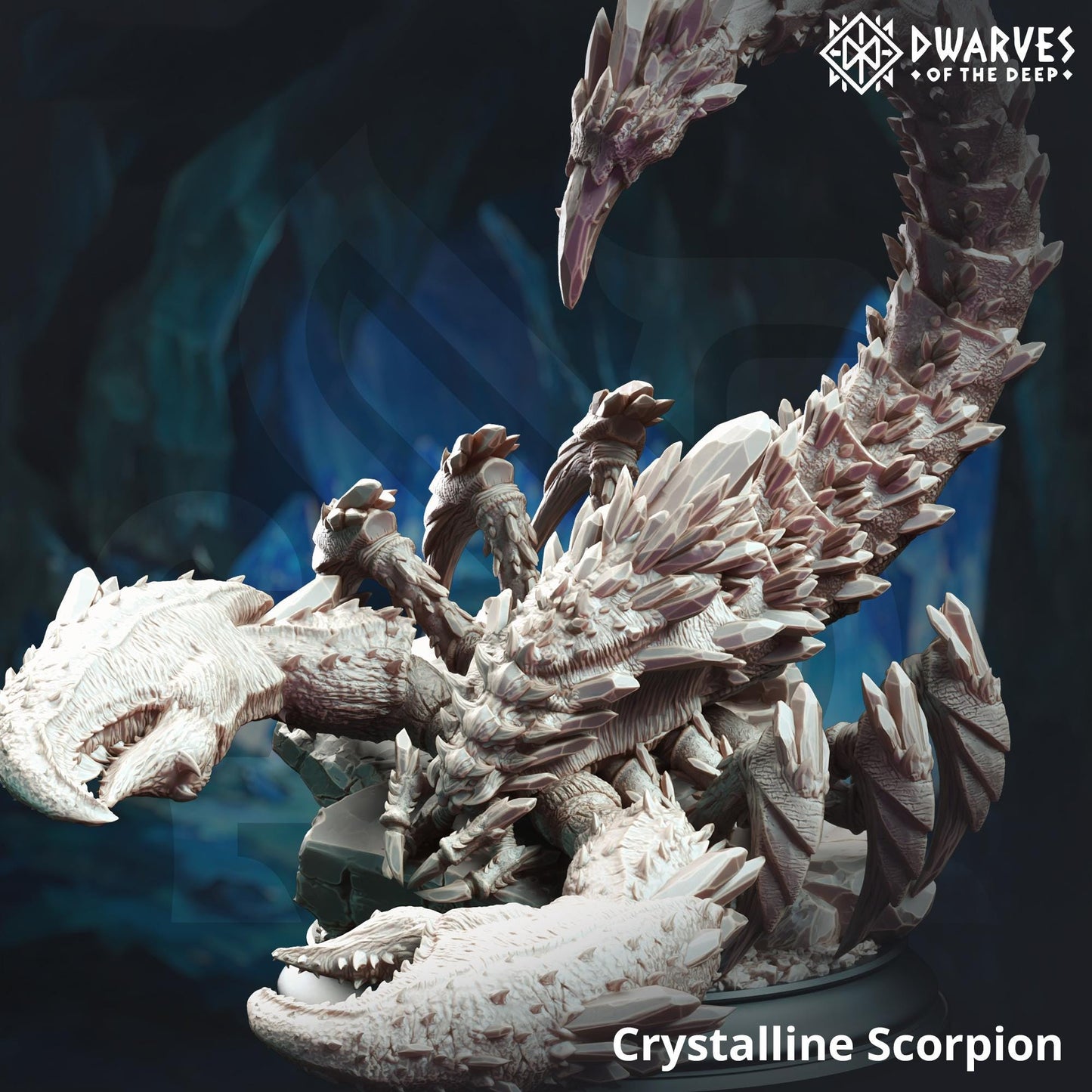 Crystal Scorpion || Underdark Monster || Cave Beast || Elemental Insect || Dnd Mini